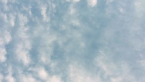 A blue sky with some clouds in it